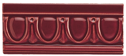 Original Style Egg & Dart Burgundy Border