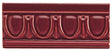 Original Style Egg & Dart Burgundy Border