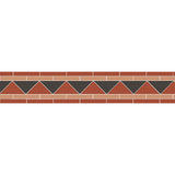 Original Style Byron Border in Red, Black and Old London