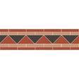 Original Style Byron Border in Red, Black and Old London