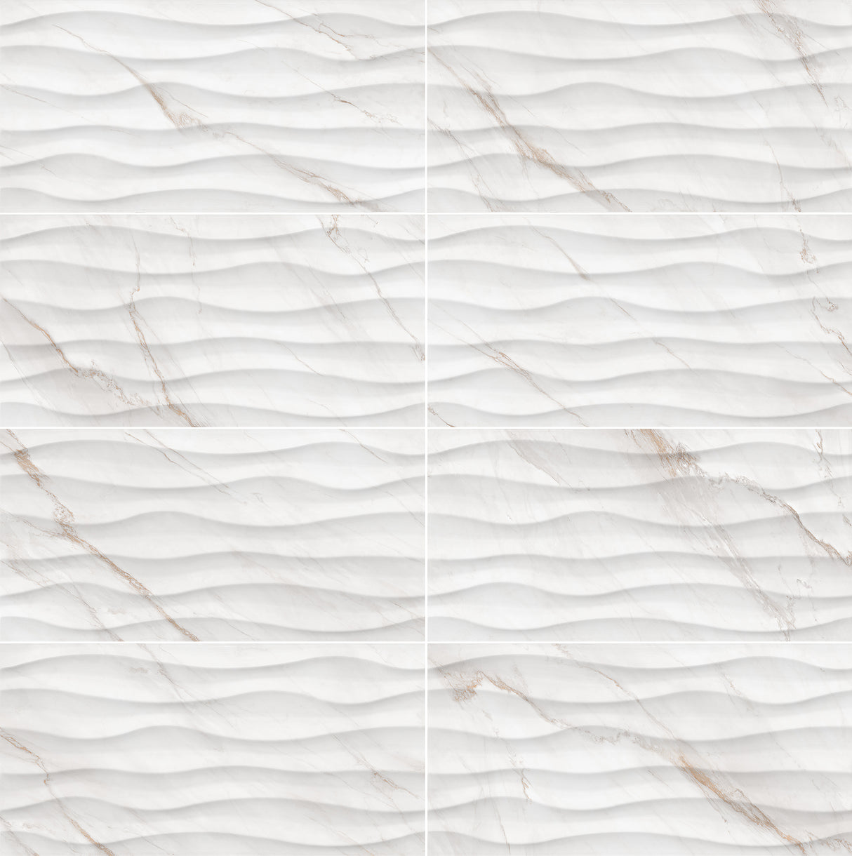 Capri Gold Relief Gloss Wall Tiles