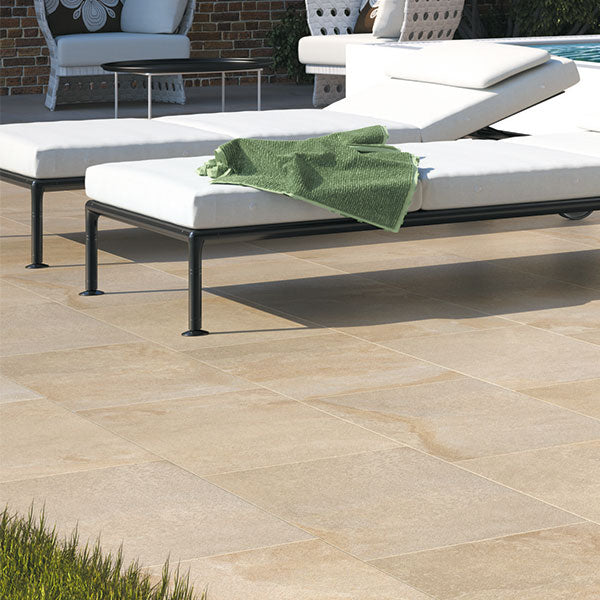 Casalgrande Amazzonia Dragon Beige Rectified Outdoor Tiles