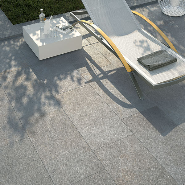 Casalgrande Amazzonia Dragon Grey Rectified Outdoor Tiles