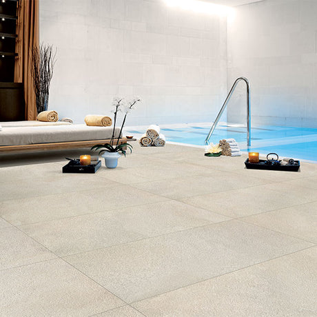 Casalgrande Amazzonia Dragon White Rectified Outdoor Tiles