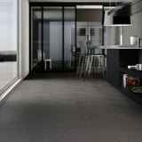 Casalgrande Cemento Rasato Antracite setting