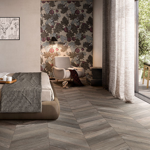 Casalgrande Country Wood Tortora Rectified Tiles