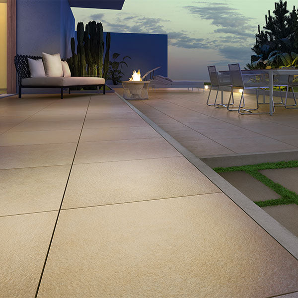 Casalgrande Kerblock Beige Rectified Outdoor Tiles