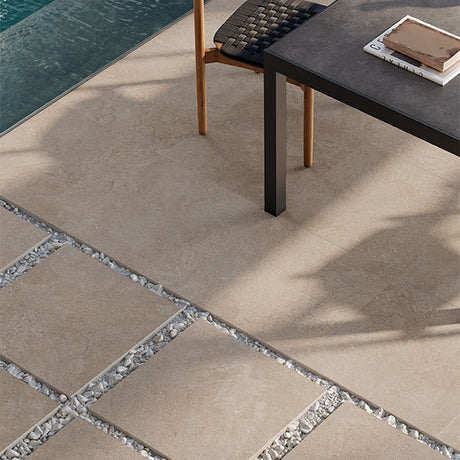 Casalgrande Lithos Tortora Rectified Outdoor Tiles