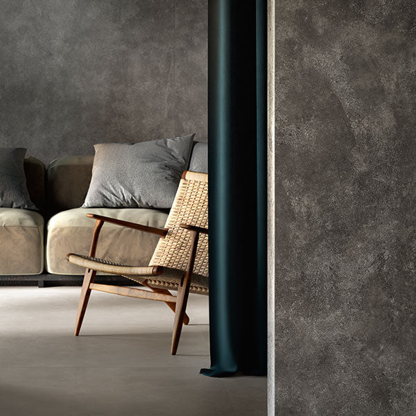 Casalgrande Metropolis Graphite tiles (pictured on walls)