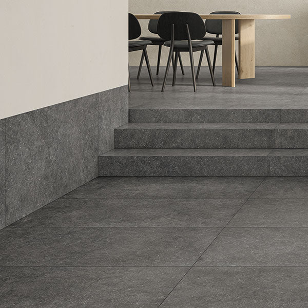 Casalgrande Stile Black tiles