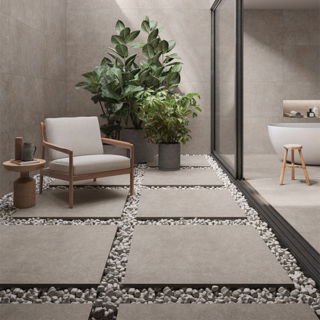 Casalgrande Stile French Grey Rectified Outdoor Tiles