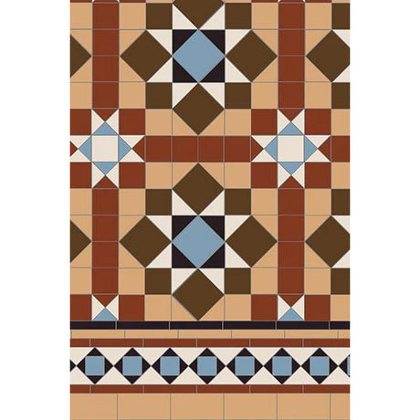 Original Style Chatsworth Pattern 6 colour (& border)