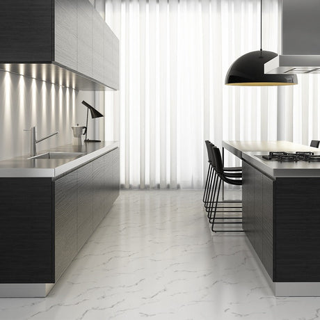 Rinthia White Polished Tile 60 x 60cm