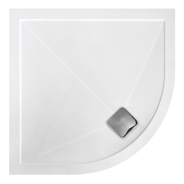 Splash Anti-slip Ultraslim Quadrant Tray LH (pictured tray is not offset)