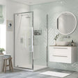 Splash Nuovo Optional Pivot Door with Side Panel