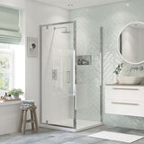 Splash Nuovo Pivot Door (with side panel)