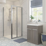 Splash Modo Bifold Door (shown with a side panel)