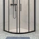 Splash Modo Black 2 Door Quadrant