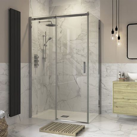 Splash Fresco Sliding Door Shower Enclosure (door and side panel)