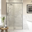 Splash Fresco Semi-Framed Sliding Door (shown in recess) 