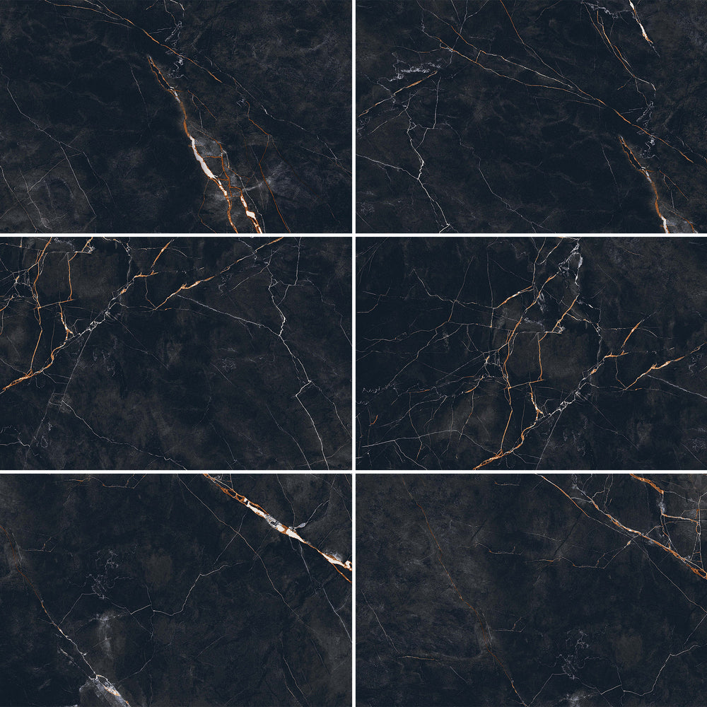 Bravura Black Matt Tiles 60 x 120cm