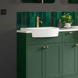 Tabo Linaria 1TH Semi Recessed Basin 555 x 435mm