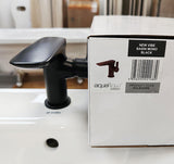 Frontline New Vibe matt black basin mixer tap & waste