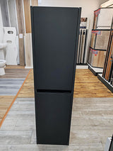 Deuco Wall Hung 2 Door Black Tall Unit 400mm
