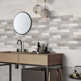 Shade Decor Grey Gloss Wall Tiles