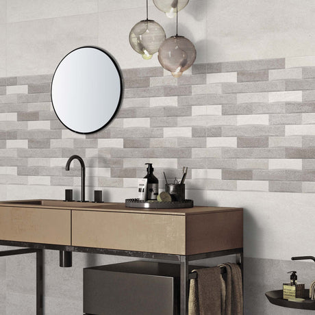 Shade Decor Grey Gloss Wall Tiles