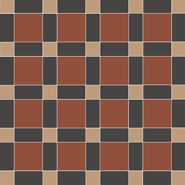 Edinburgh Buff, Red and Black