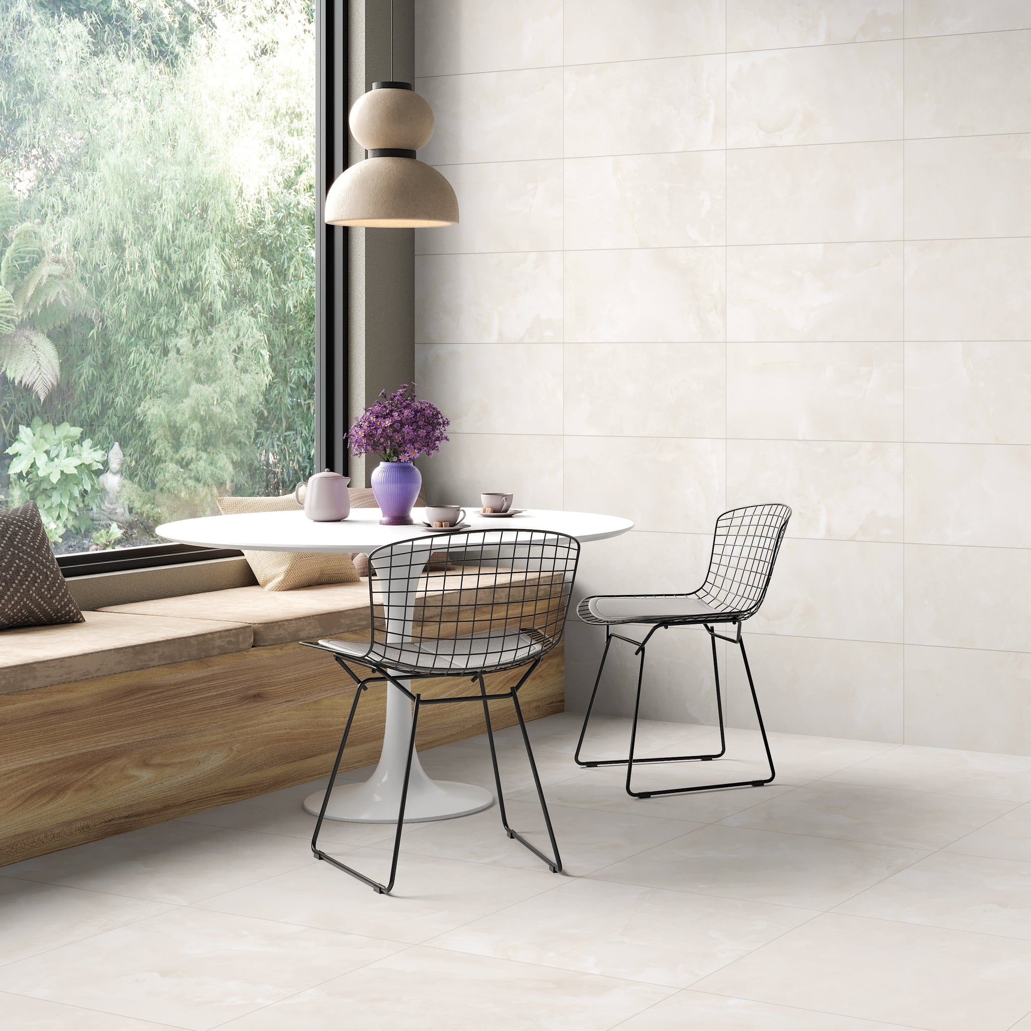Element Beige Rectified Matt Tiles