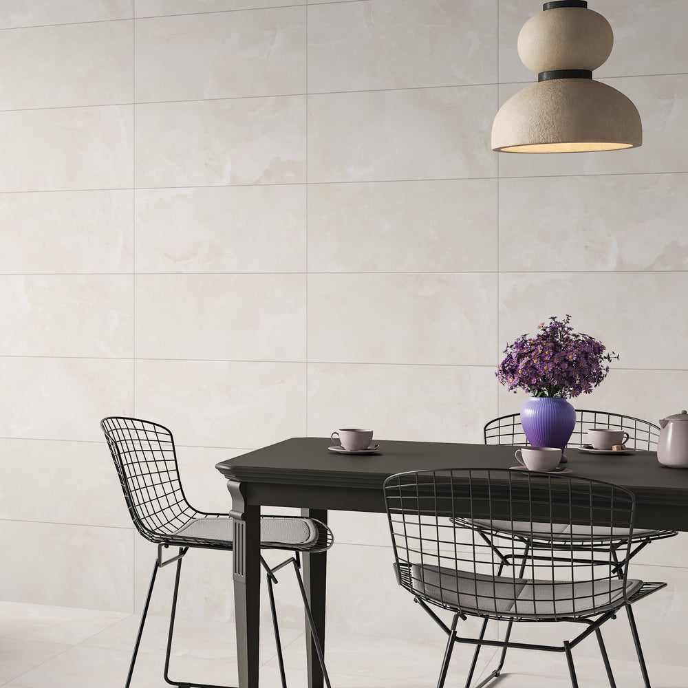 Element Beige Rectified Tiles