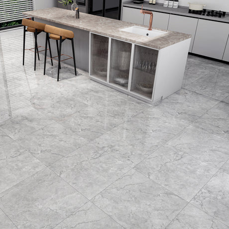 Allegro Dark Grey Polished Tiles