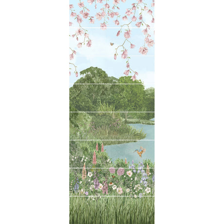 Original Style English Garden Mural (Panel A)
