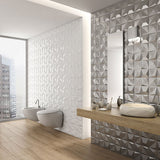 MULTISHAPES WHITE GLOSS 25 x 25cm