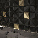 ORIGAMI BLACK MATT 25 x 25cm