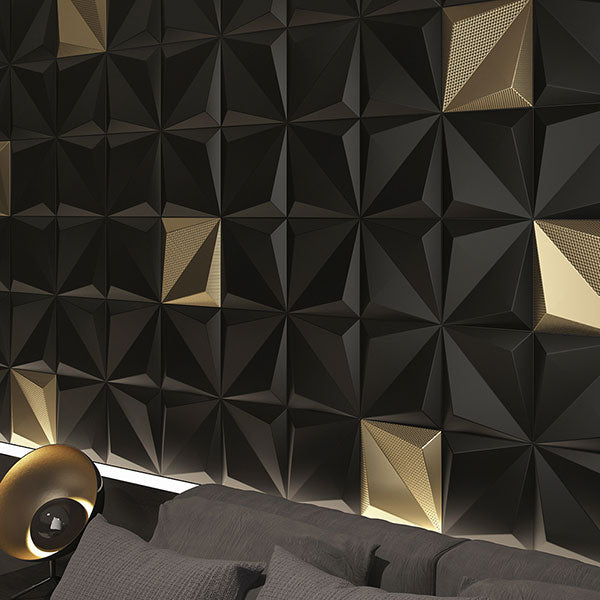 KIOTO BLACK MATT 25 x 25cm