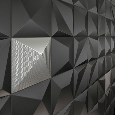 ORIGAMI BLACK MATT 25 x 25cm