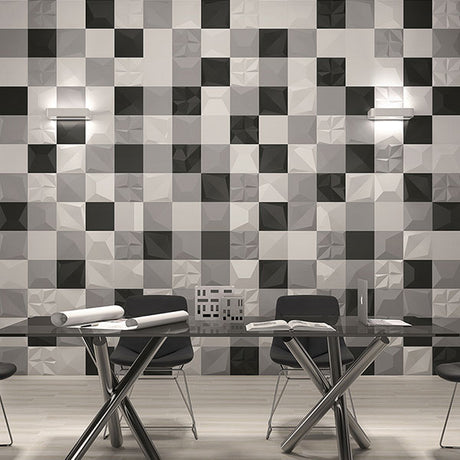 ORIGAMI SMOKE MATT 25 x 25cm