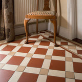 Falkirk pattern in Red, White and Old London with Melville border
