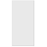 Flat Gloss Ceramic White Wall Tile 60 x 30cm
