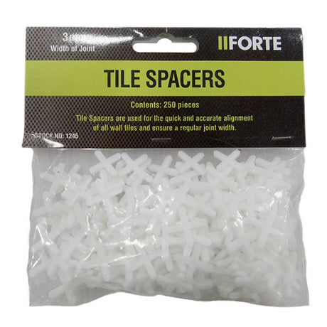 FORTE Standard Tile Spacers 3mm (250bag)