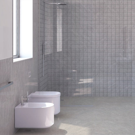 Firenze Jazz Grey Gloss Decor Wall Tiles