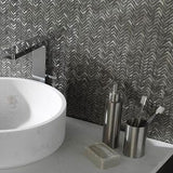 Porcelanosa Gravity Aluminium Arrow Metal Mosaics