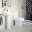 Hampton 1TH Basin & Full Pedestal 500 x 390mm