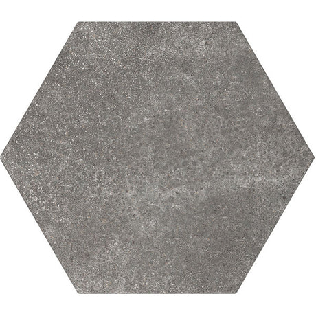 Hexatile Concrete Black Tile 17.5 x 20cm