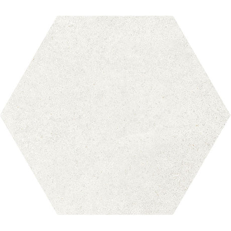 Hexatile Concrete White Tile 17.5 x 20cm