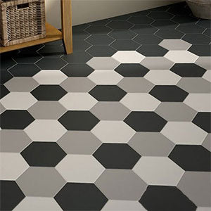 Hexatile Grey Matt Tiles