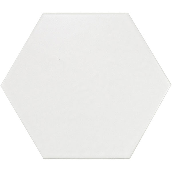 Hexatile White Matt Tile 17.5 x 20cm